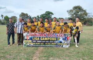 Manyang Tunong FC Tersungkur 1-0 di Hadapan Teungku Dibalee FC pada Liga Gampong Tanah Luas