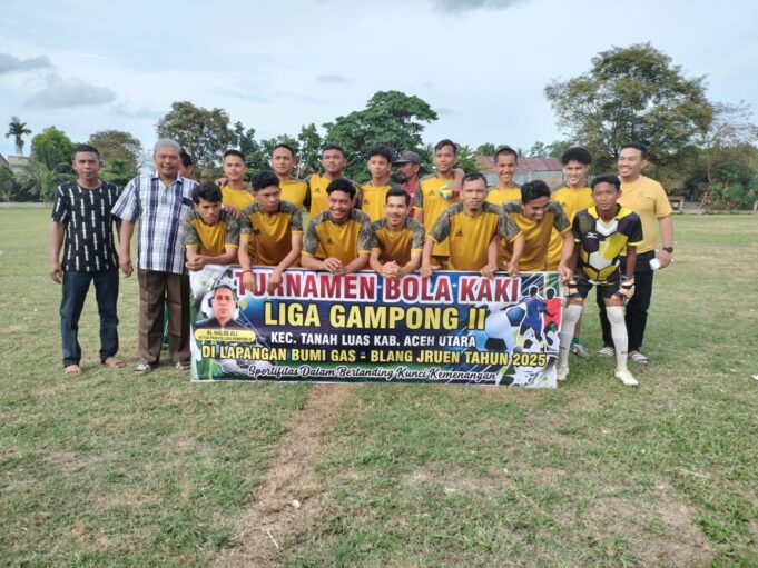 Manyang Tunong FC Tersungkur 1-0 di Hadapan Teungku Dibalee FC pada Liga Gampong Tanah Luas