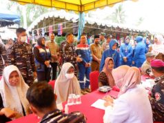 PHE NSO dan TNI AL Gelar Bakti Sosial untuk Nelayan di Aceh Utara