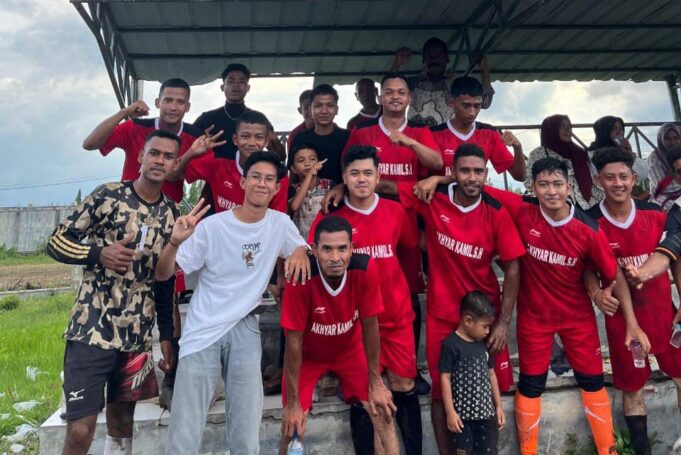PS Hagu Bungkam PS Ujong Baroh 3-1 di Liga Gampong II Tanah Luas