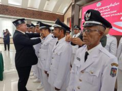 Bupati Aceh Utara Lantik 3 Imum Mukim dan 32 Geuchik Baru