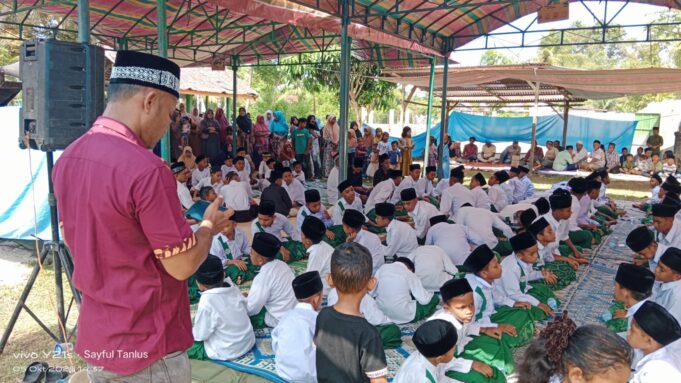 Kebersamaan dan Zikir Warnai Maulid Nabi di Gampong Alue Tanah Pasir