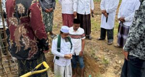 Peletakan Batu Pertama Pembangunan Masjid Nurussalam Gampong Plu Pakam
