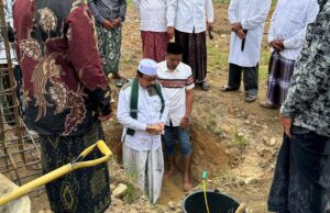 Peletakan Batu Pertama Pembangunan Masjid Nurussalam Gampong Plu Pakam