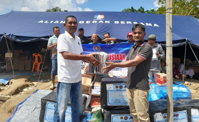 PWI Aceh Salurkan Bantuan Kemanusian dari PWI Jatim dan Malang Raya