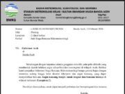 BMKG Keluarkan Peringatan Dini Bencana Hidrometeorologi di Aceh, Bener Meriah Waspada Dua Periode