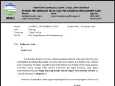 BMKG Keluarkan Peringatan Dini Bencana Hidrometeorologi di Aceh, Bener Meriah Waspada Dua Periode