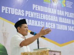 Wagub Aceh Tekankan Profesionalisme Saat Buka Diklat PPIH
