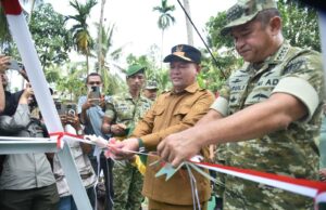 Setelah Banjir Memutus Akses, Kini Jembatan Sawang Diresmikan KASAD dan Bupati Aceh Utara