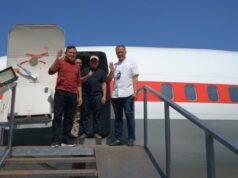 Wagub Aceh Tinjau Pembangunan Pesawat Boeing 737 untuk Wahana Manasik Pertama di Indonesia