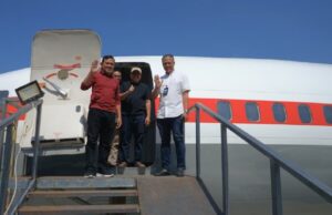 Wagub Aceh Tinjau Pembangunan Pesawat Boeing 737 untuk Wahana Manasik Pertama di Indonesia