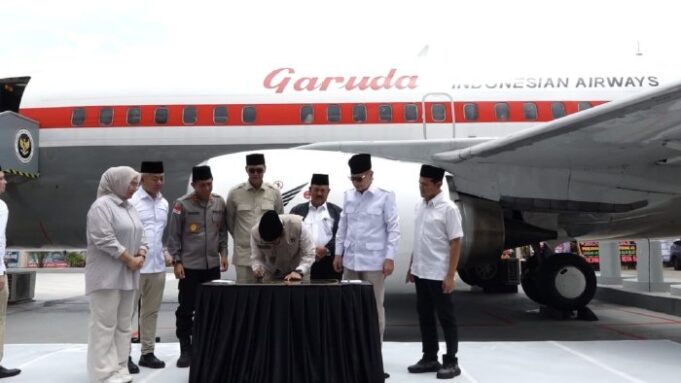 Peresmian Pesawat Simulasi, Wagub Aceh: Tingkatkan Kesiapan Jemaah Haji