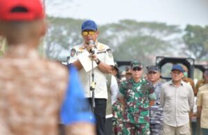 Wagub Aceh Dampingi Mendagri Hadiri Apel Pemulangan Satgas Kemendagri Gelombang I di Aceh Tamiang