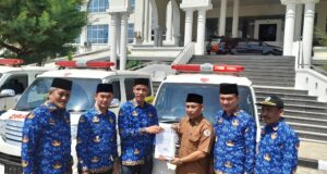 Pemkab Aceh Utara Salurkan Tiga Unit Ambulans, Minta Pelayanan Kesehatan Maksimal