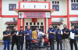 Gerak Cepat, Sat Reskrim Polres Aceh Utara Ungkap Kasus Curanmor di Nibong dalam 12 Jam