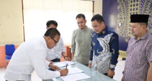 87 Kepsek Aceh Utara Tandatangani Perjanjian Kinerja, Kepala Dinas Pendidikan Aceh Apresiasi