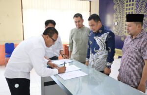 87 Kepsek Aceh Utara Tandatangani Perjanjian Kinerja, Kepala Dinas Pendidikan Aceh Apresiasi