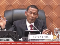 LKPJ Gubernur Aceh 2025 Diparipurnakan, DPRA Siapkan Pansus Evaluasi