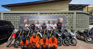 Pasutri Penadah Motor Curian di Banda Aceh Ditangkap, Polisi Amankan 9 Barang Bukti