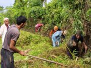 Semangat Kebersamaan, Warga Hagu Gotong Royong Bersihkan Irigasi Setelah Enam Tahun Terbengkalai