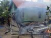 Rumah Duda dengan Tiga Anak Piatu di Aceh Utara Ludes Terbakar