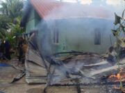 Rumah Duda dengan Empat Anak Piatu di Aceh Utara Ludes Terbakar