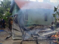 Rumah Duda dengan Empat Anak Piatu di Aceh Utara Ludes Terbakar