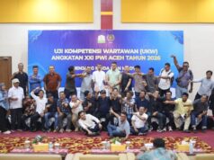 Tingkat Kelulusan 100 Persen, 35 Peserta UKW PWI Aceh Angkatan XXI Dinyatakan Kompeten