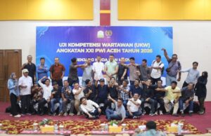 Tingkat Kelulusan 100 Persen, 35 Peserta UKW PWI Aceh Angkatan XXI Dinyatakan Kompeten