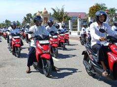Perkuat Pelayanan Keagamaan hingga Pelosok, Pemkab Aceh Utara Serahkan 852 Motor Operasional Imum Gampong