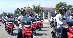 Perkuat Pelayanan Keagamaan hingga Pelosok, Pemkab Aceh Utara Serahkan 852 Motor Operasional Imum Gampong