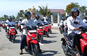 Perkuat Pelayanan Keagamaan hingga Pelosok, Pemkab Aceh Utara Serahkan 852 Motor Operasional Imum Gampong