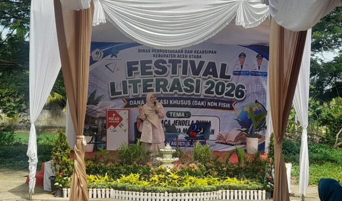 Dinas Perpustakaan dan Kearsipan Aceh Utara Gelar Festival Literasi 2026, Dorong Generasi Muda Gemar Membaca dan Berkarya