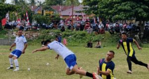 PS Guru Bikin PS TNI-Polri Tersungkur 4-0 di Liga Gampong III