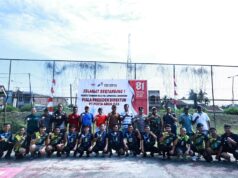 Perta Arun Gas Pererat Sinergi dengan Masyarakat Lewat Turnamen Voli Sambut HUT ke-81 RI