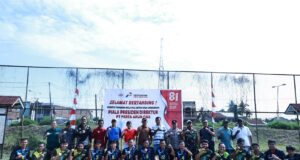 Perta Arun Gas Pererat Sinergi dengan Masyarakat Lewat Turnamen Voli Sambut HUT ke-81 RI