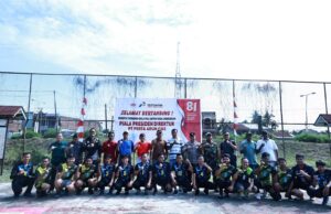 Perta Arun Gas Pererat Sinergi dengan Masyarakat Lewat Turnamen Voli Sambut HUT ke-81 RI