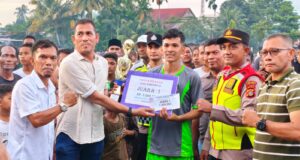 Dramatis! Alue Kejruen FC Juara Liga Gampong III Tanah Luas, Taklukkan Kuta FC Lewat Adu Penalti