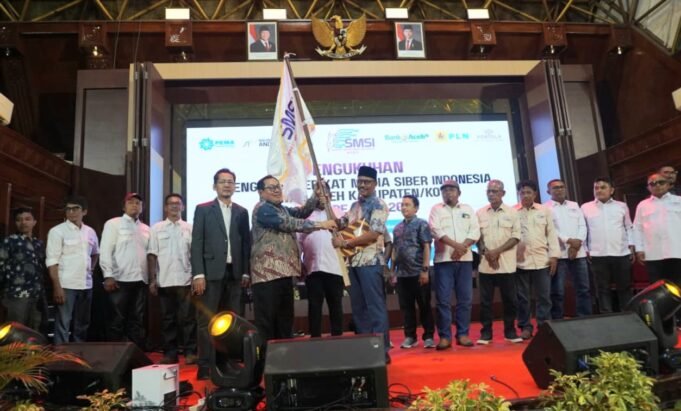 Pengurus SMSI Lhokseumawe Resmi Dikukuhkan, Yuswardi M.Kom.I Dipercaya Memimpin