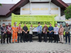 PIM Serahkan Truk Sampah untuk Perkuat Pelayanan Kebersihan Aceh Utara