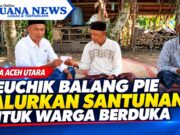 Geuchik Gampong Balang Pie Salurkan Santunan untuk Warga Berduka