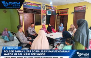 Wujud Kepedulian Polri, Polsek Tanah Luas Dampingi Warga Akses Bansos, 472 Orang Terdata