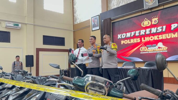 Tangkap 12 Tersangka Curanmor dan Penadahan, Polisi Sita 21 Sepeda Motor